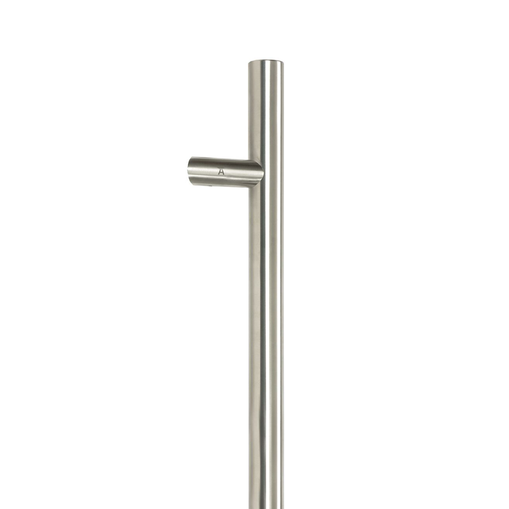 From the Anvil Marine 316 Satin Stainless Steel Offset T Bar Handle (Single with Secret Fixing) - 600mm
